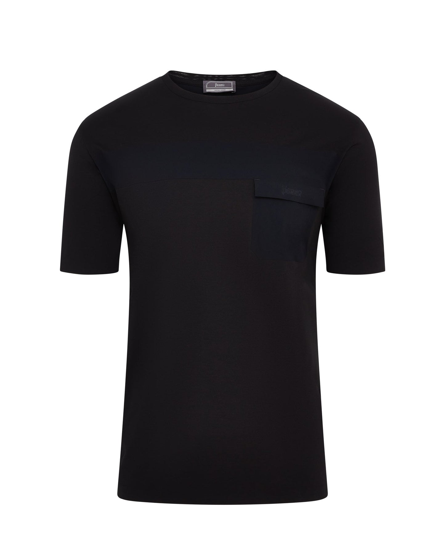 HERNO T-shirt in Superfine Cotton Stretch