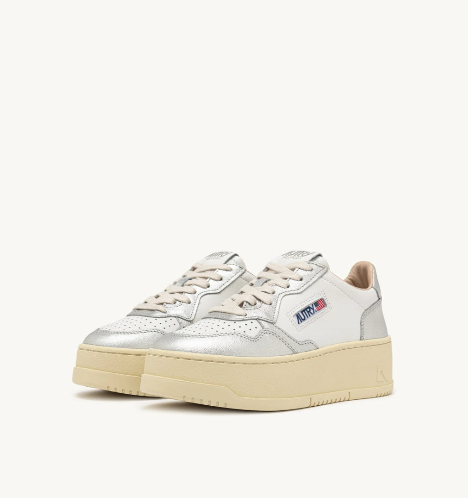 AUTRY Sneakers Medalist Platform in Pelle