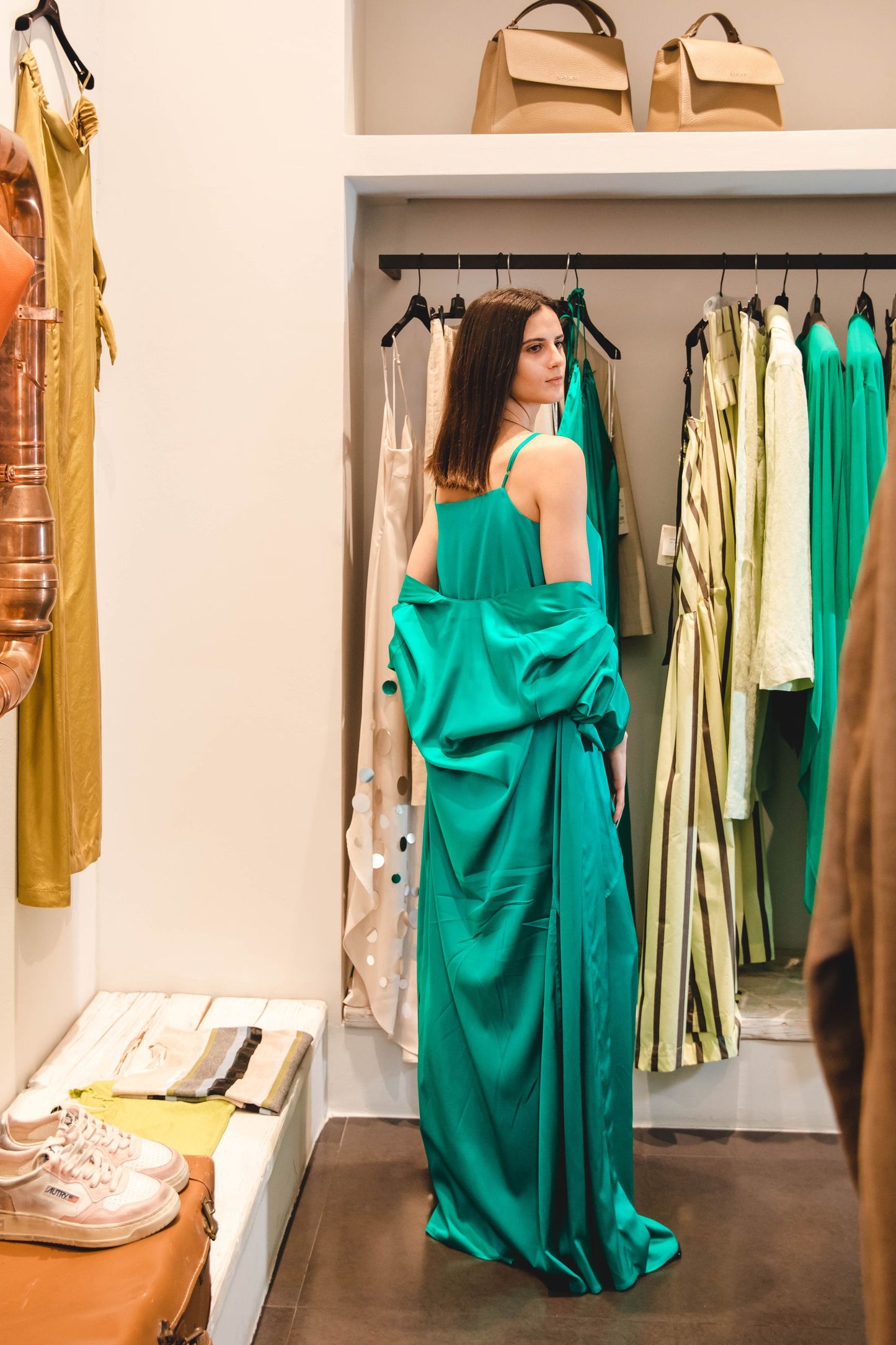 SIMONA CORSELLINI Cardigan Satin