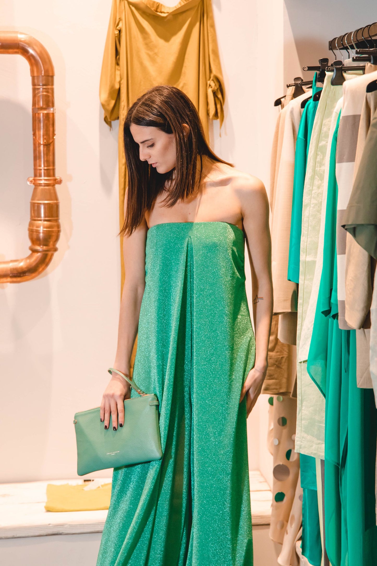 SIMONA CORSELLINI Tuta Lurex