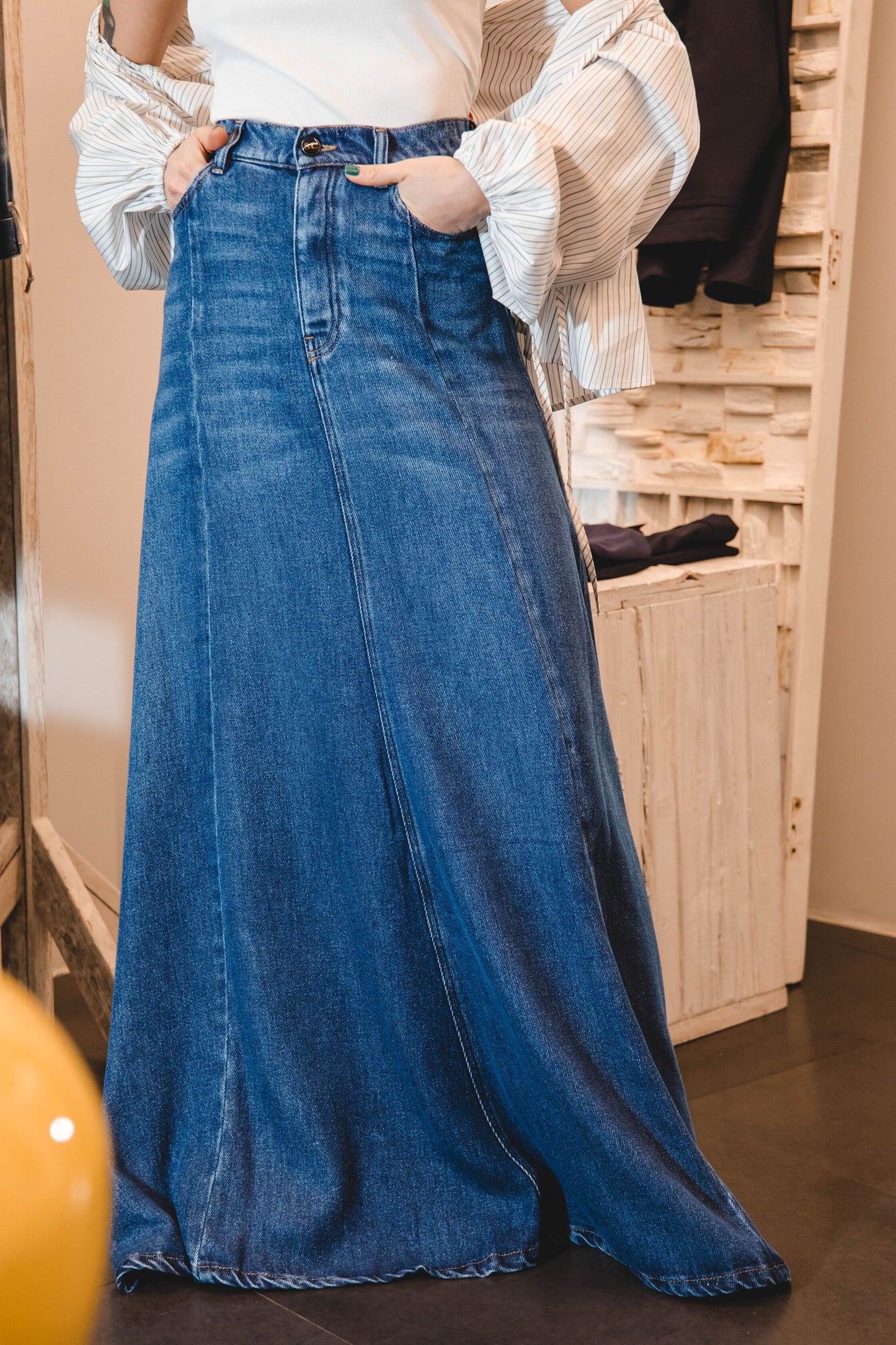 SEMI-COUTURE Gonna Denim