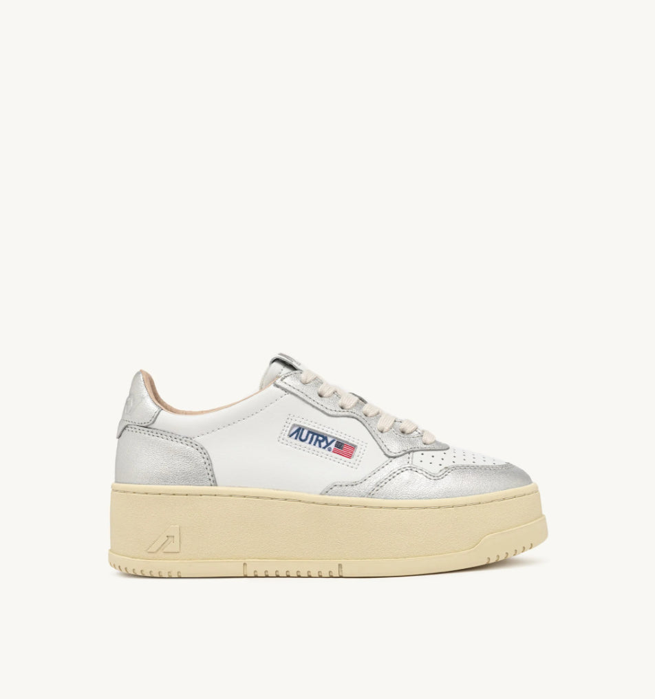AUTRY Sneakers Medalist Platform in Pelle
