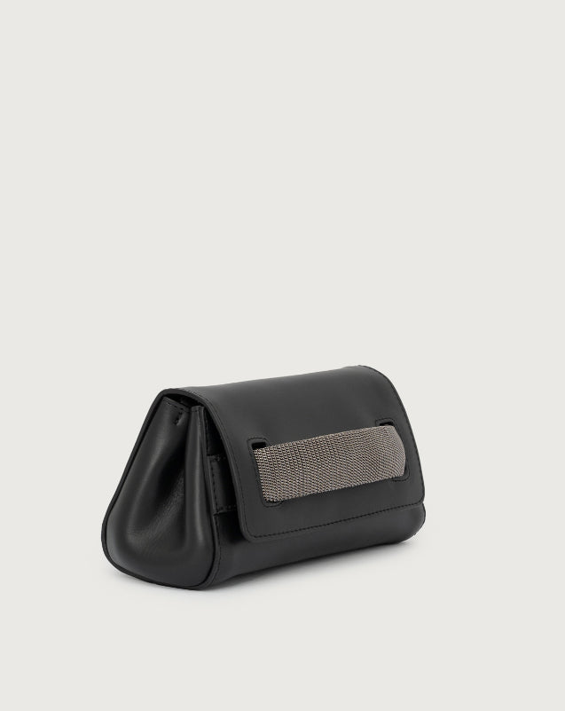 ORCIANI Clutch Gossip Nappa Chain