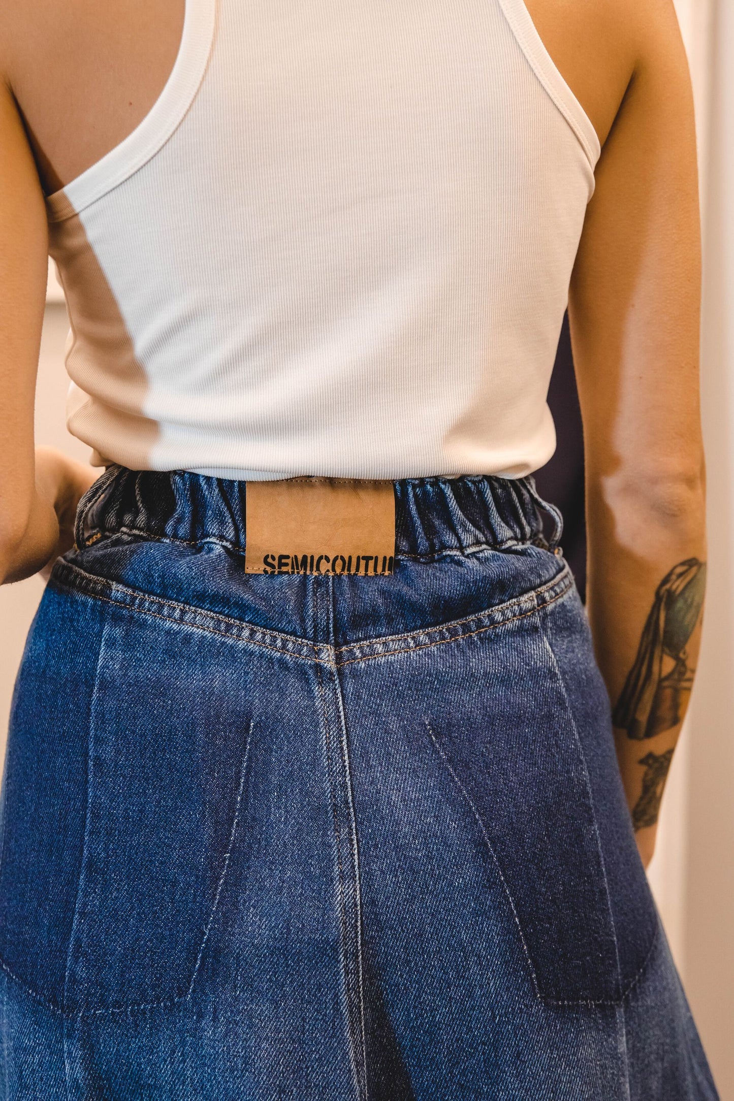 SEMI-COUTURE Gonna Denim