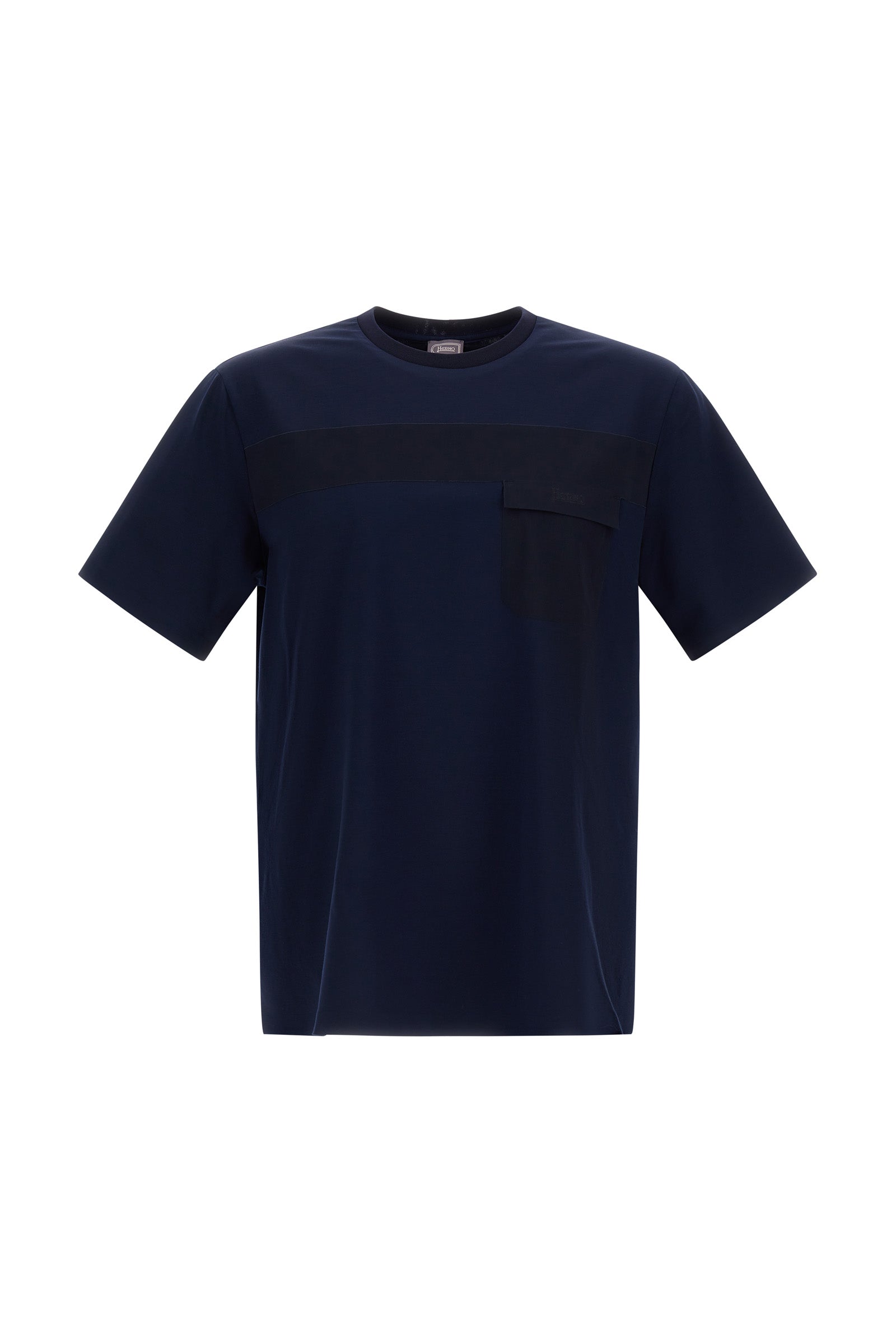 HERNO T-shirt in Superfine Cotton Stretch