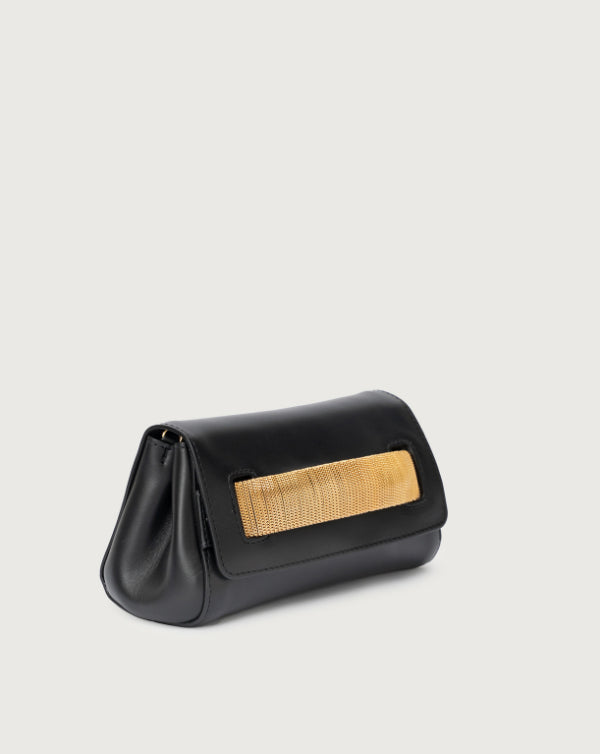 ORCIANI Clutch Gossip Nappa Chain