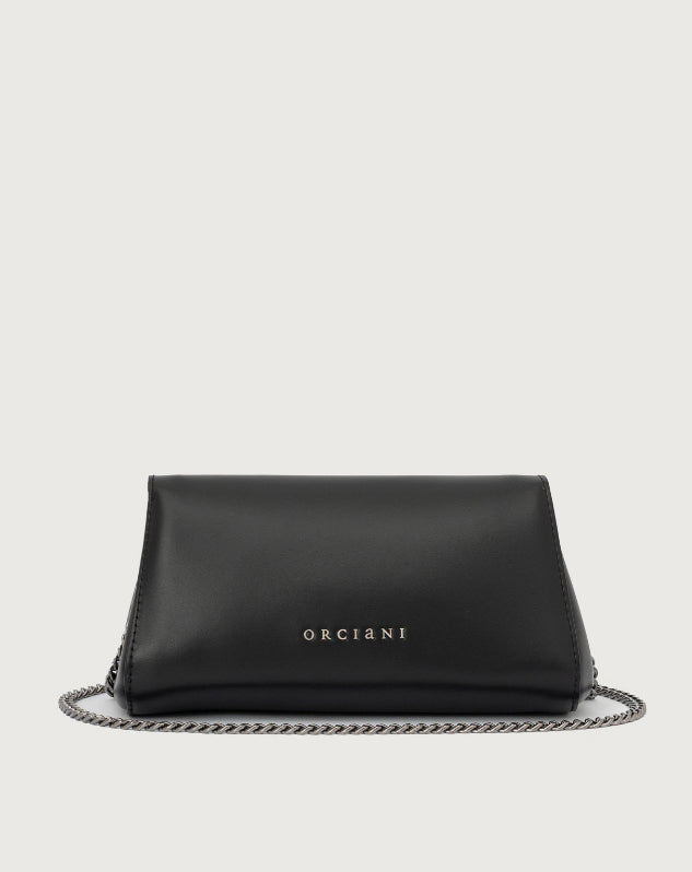 ORCIANI Clutch Gossip Nappa Chain