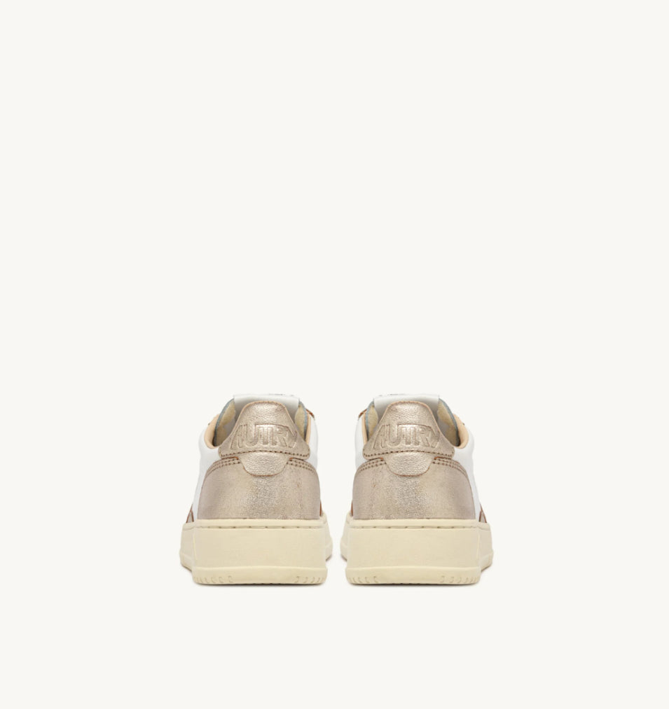 AUTRY Sneakers Medalist Low Bicolor in Pelle