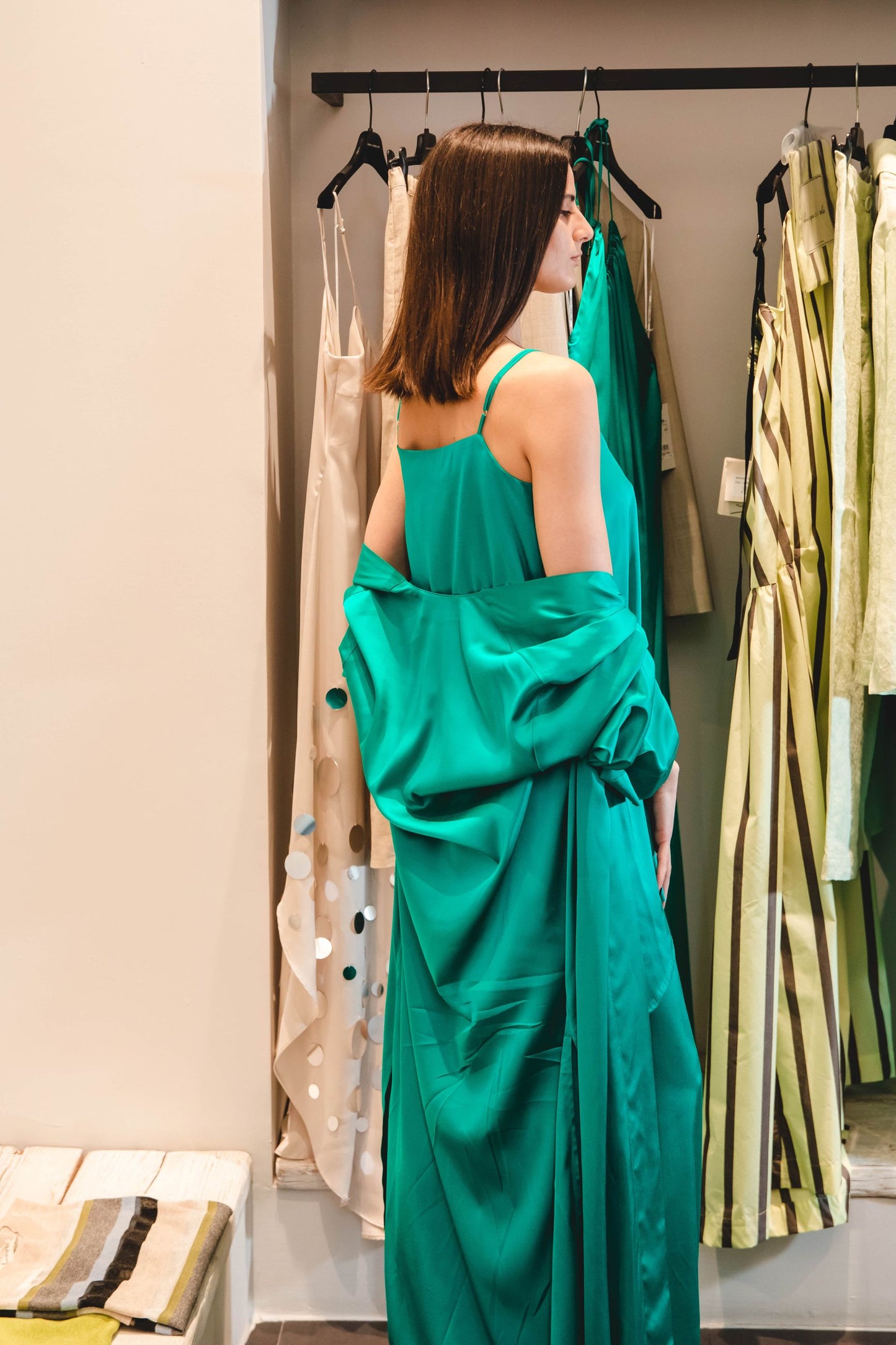 SIMONA CORSELLINI Cardigan Satin