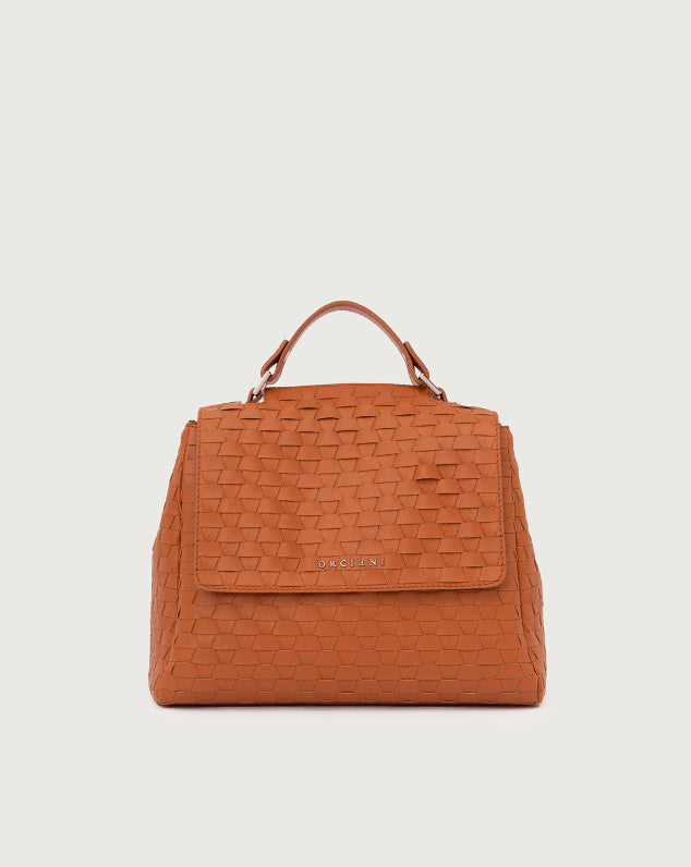 ORCIANI Borsa Sveva Nappa Woven Small