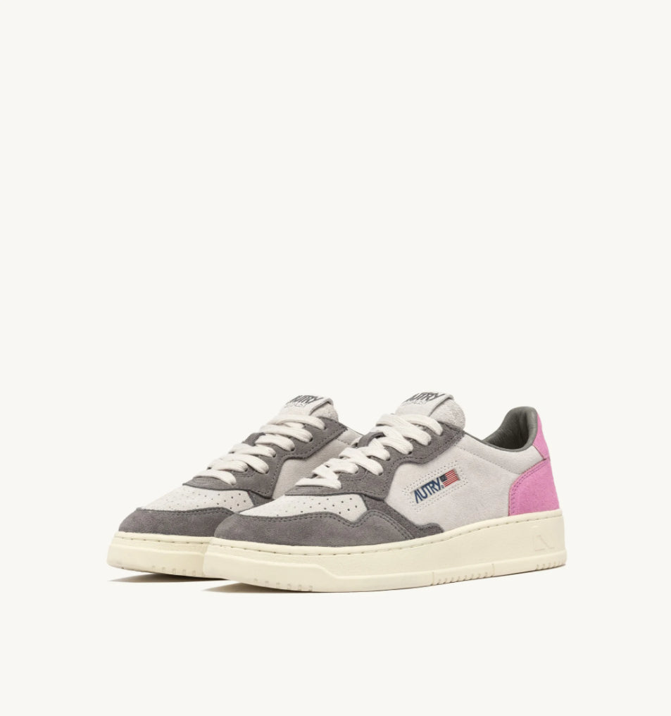 AUTRY Sneakers Medalist Low Tricolor in Suede