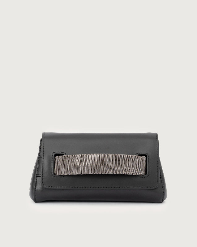ORCIANI Clutch Gossip Nappa Chain